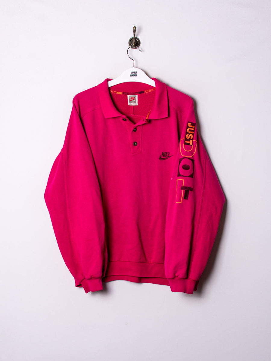 Nike Just Do It Vintage Buttoned Sweatshirt