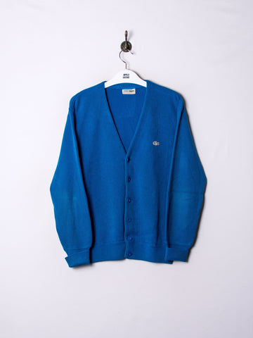Lacoste Silver Logo Blue Cardigan