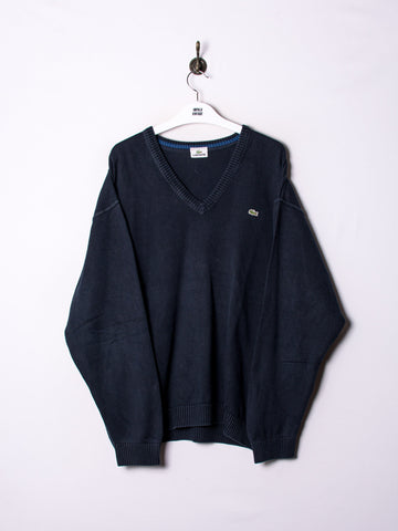 Lacoste V-Neck Navy Blue Sweater