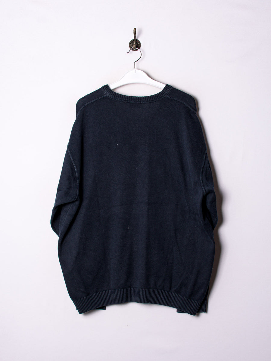 Lacoste V-Neck Navy Blue Sweater