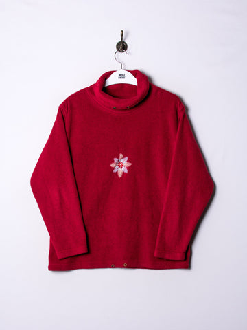 Snow Flower Turtleneck Fleece