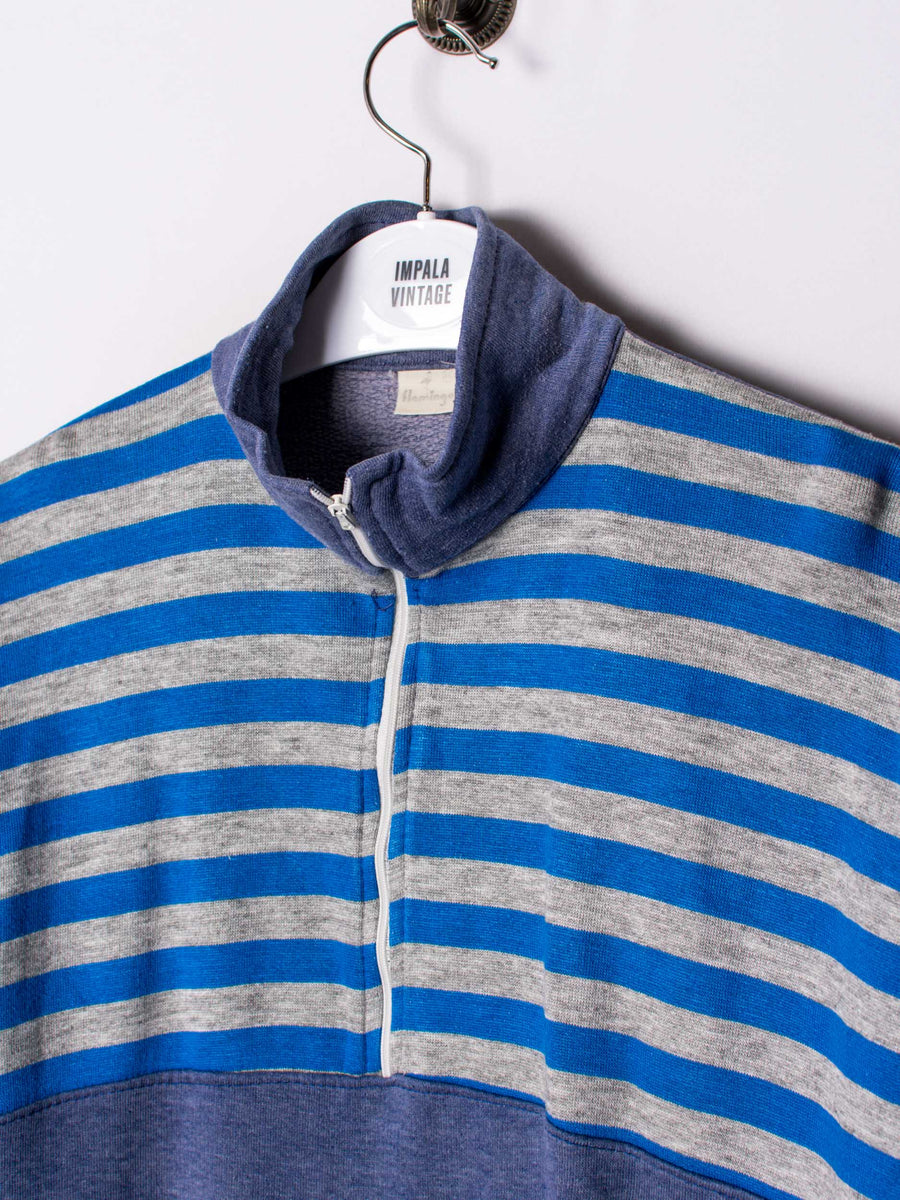 Flamingo Middle Zipper Sweatshirt