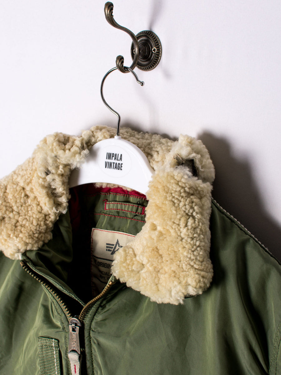 Alpha Industries Sheepskin Aviator Jacket