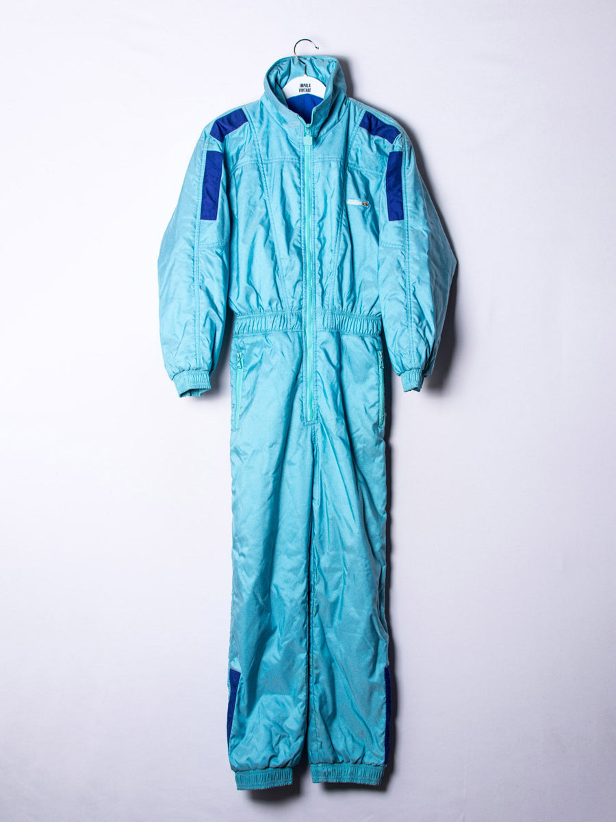 Ellesse Light Blue Vintage Ski Suit