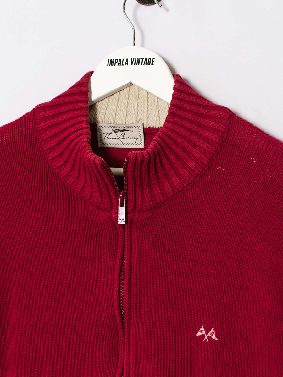 Thomas Burberry Zipper Sweater