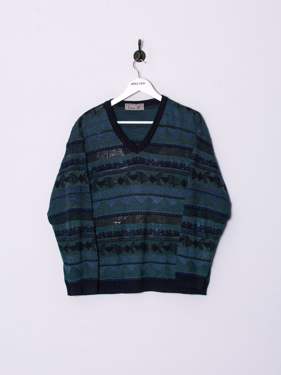Tricot V-Neck Sweater