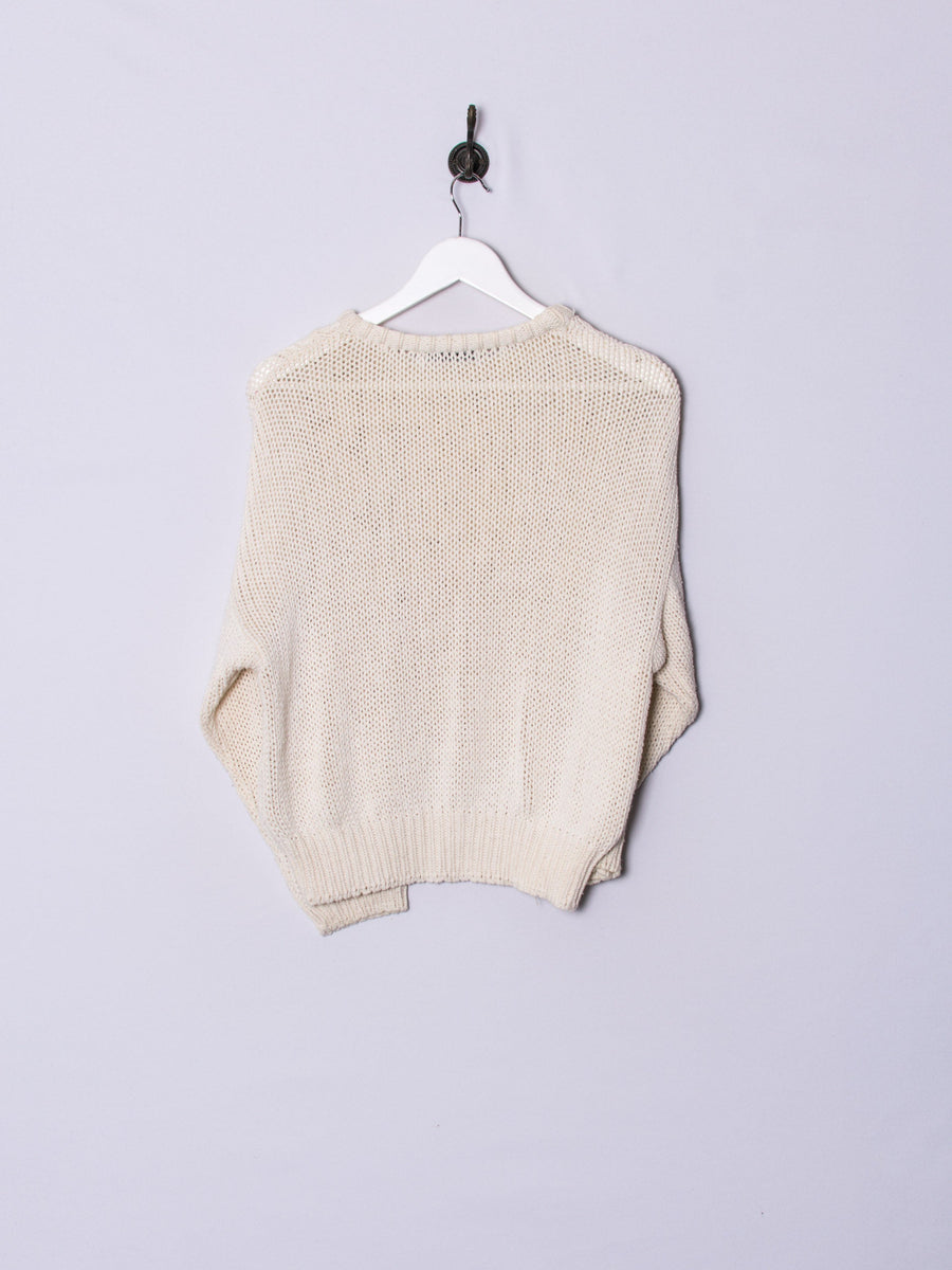 Burberry White Sweater