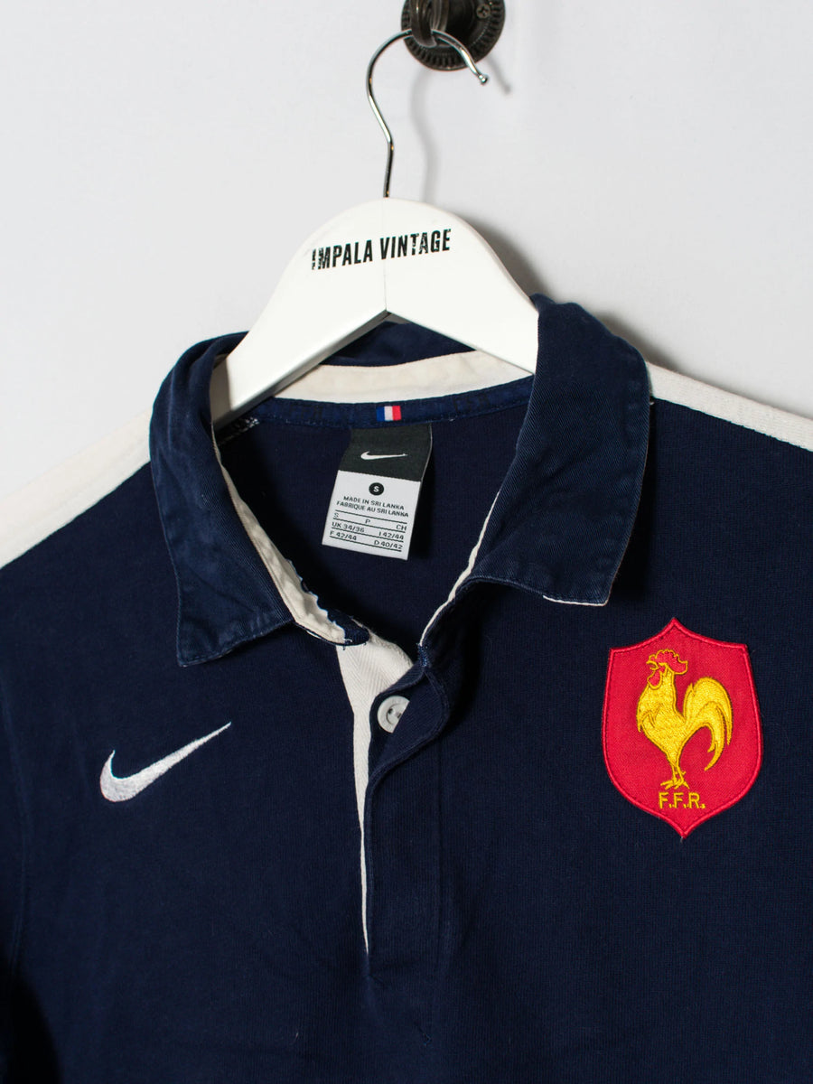 FFR Nike Official Rugby Retro Long Sleeves Poloshirt