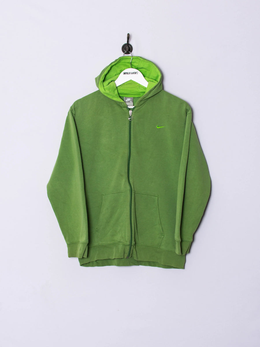 Nike Green Zipper Hoodie