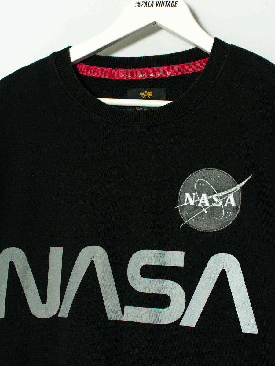 Alpha Industries NASA Black Sweatshirt