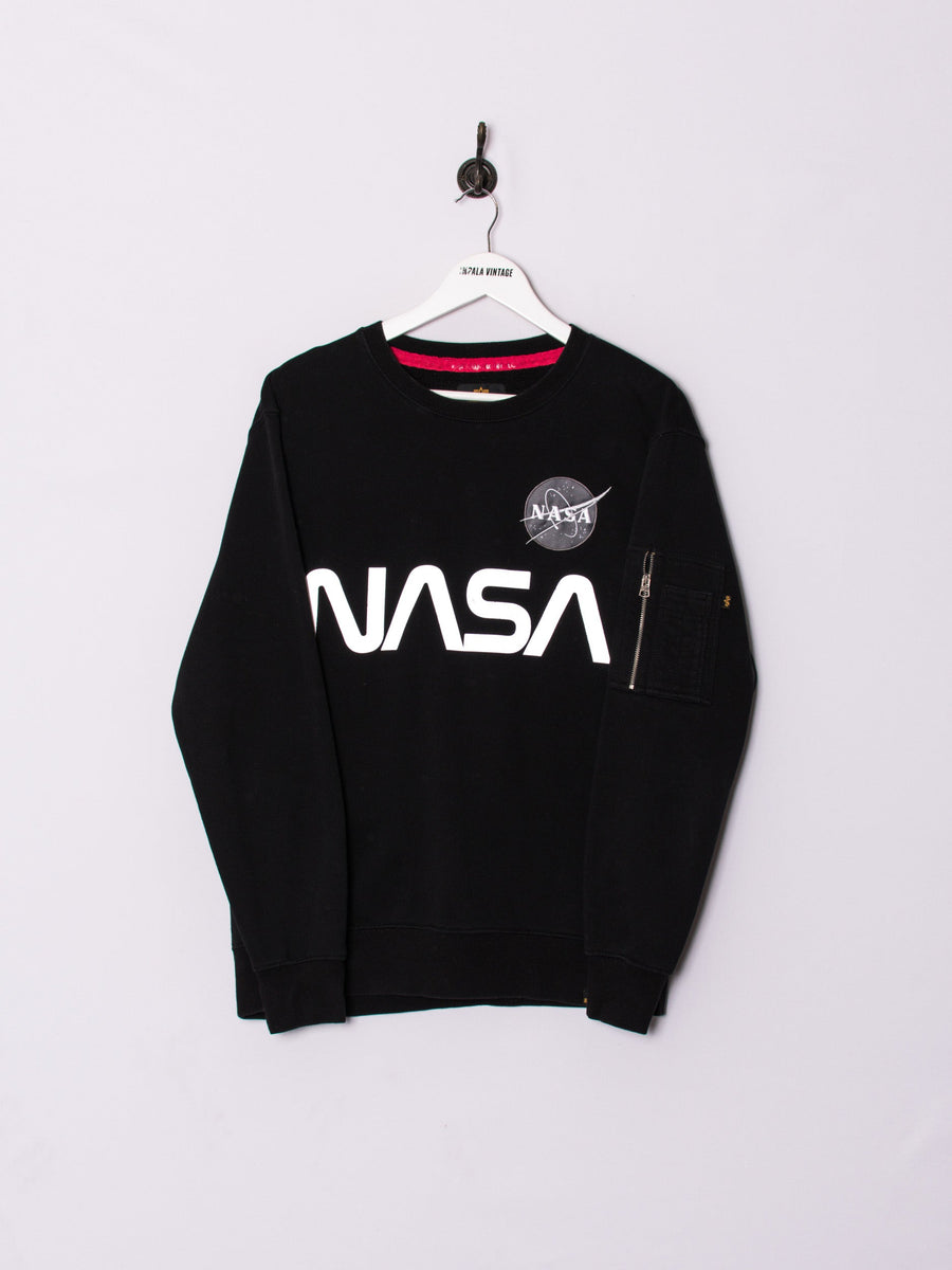 Alpha Industries NASA Black Sweatshirt
