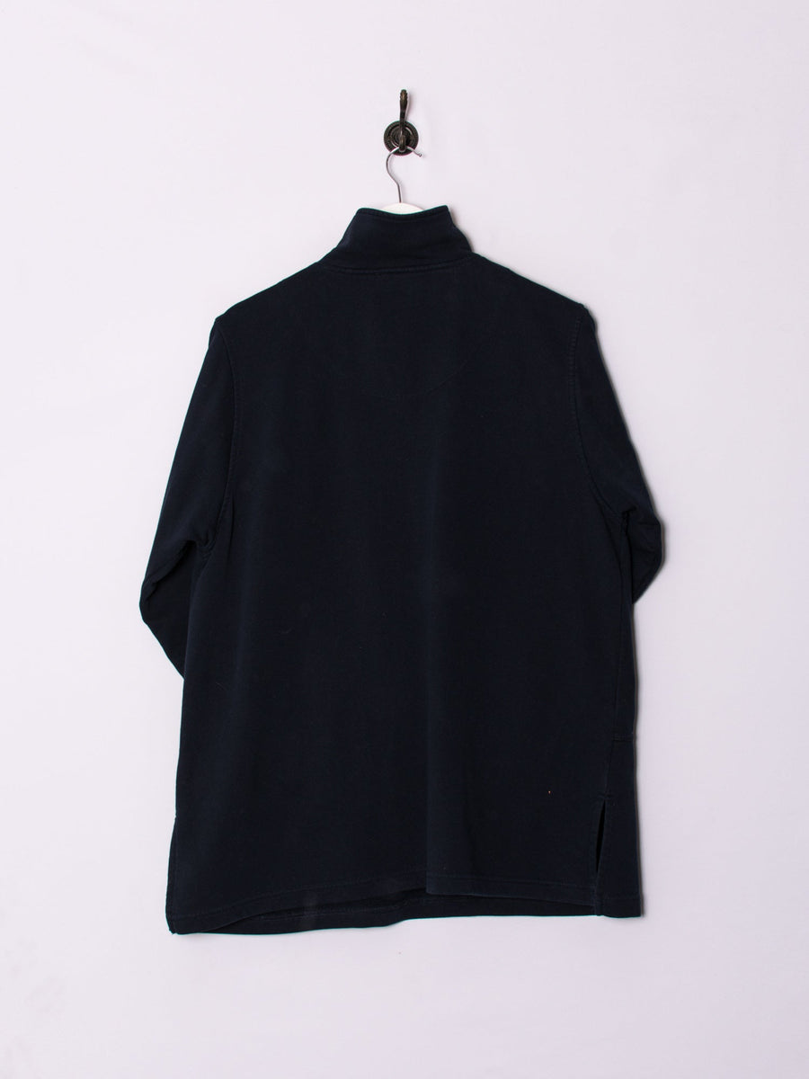 Ulla Popken Navy Blue 1/3 Zipper Sweatshirt