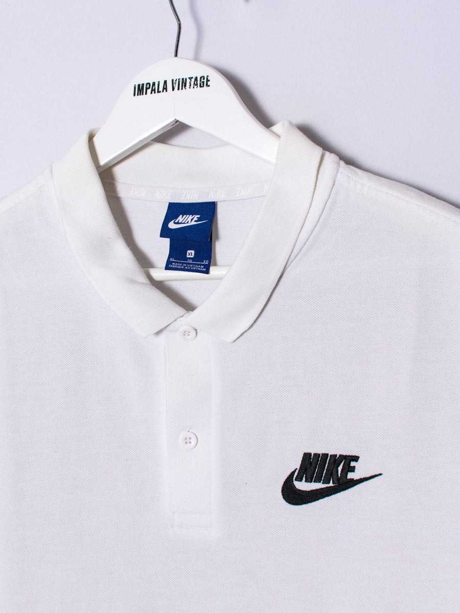 Nike White Polo Shirt