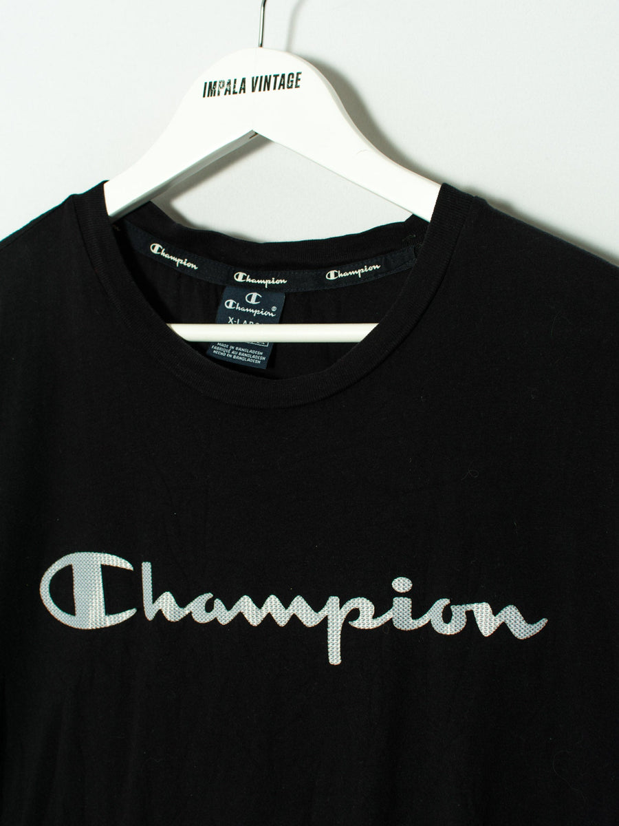 Champion Black Tee