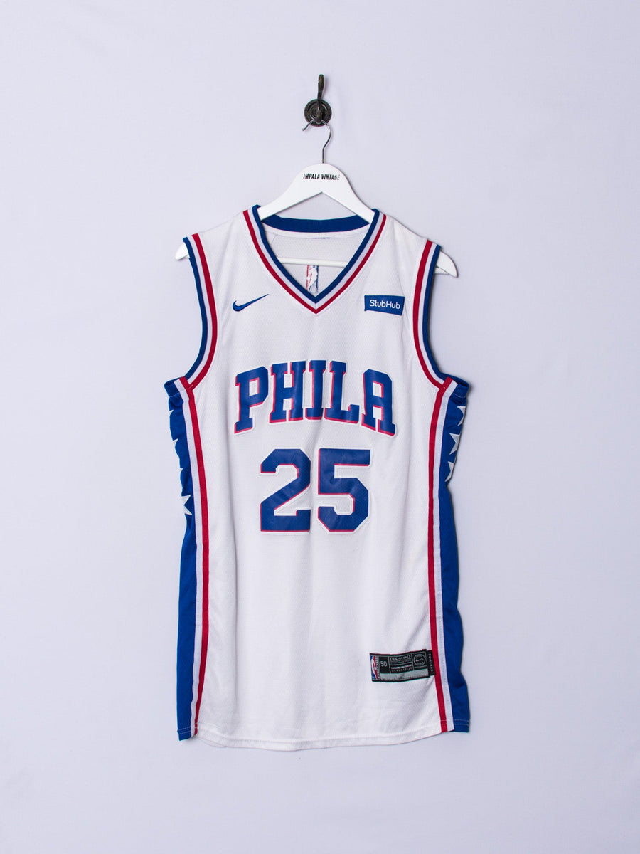 Philadelphia 76ers Nike Official NBA Ben Simmons 2017 Jersey