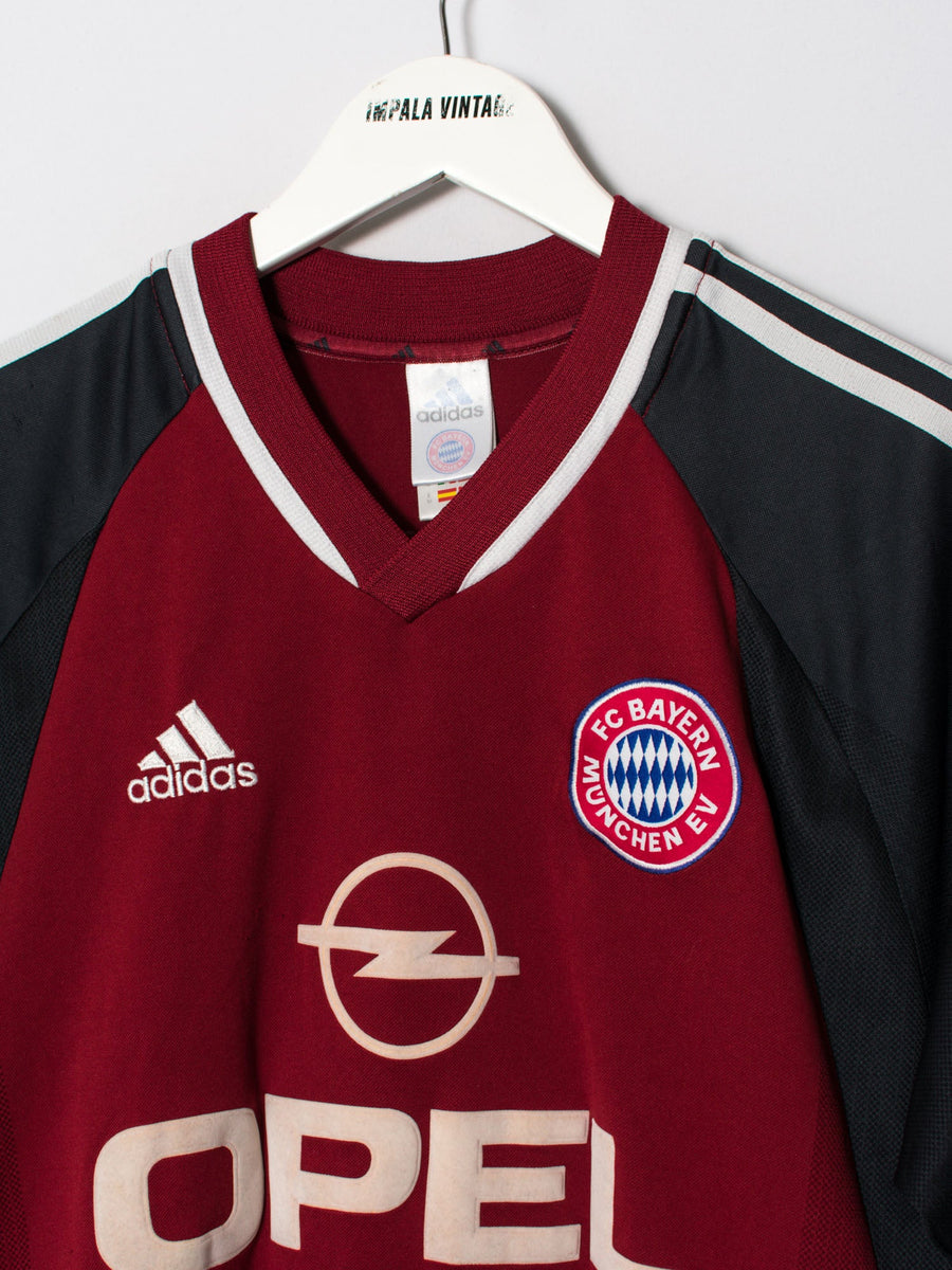 Bayern Munich Adidas Official Football 2001/2002 Jersey