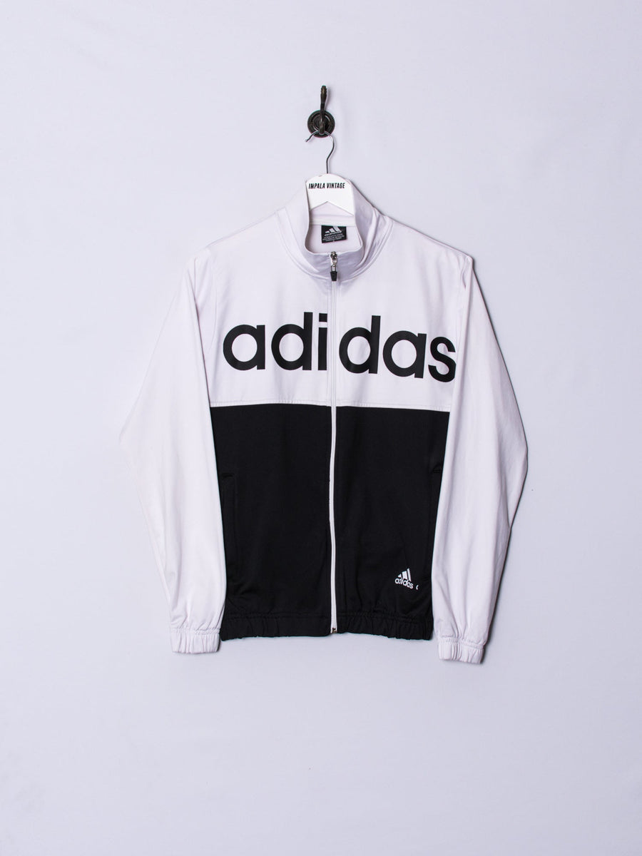 Adidas Black & White Track Jacket