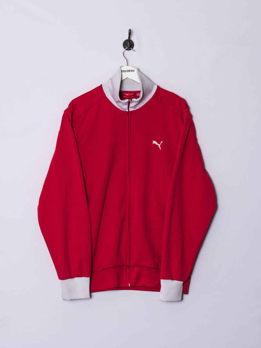 Puma Red Zipper Sweatshirt
