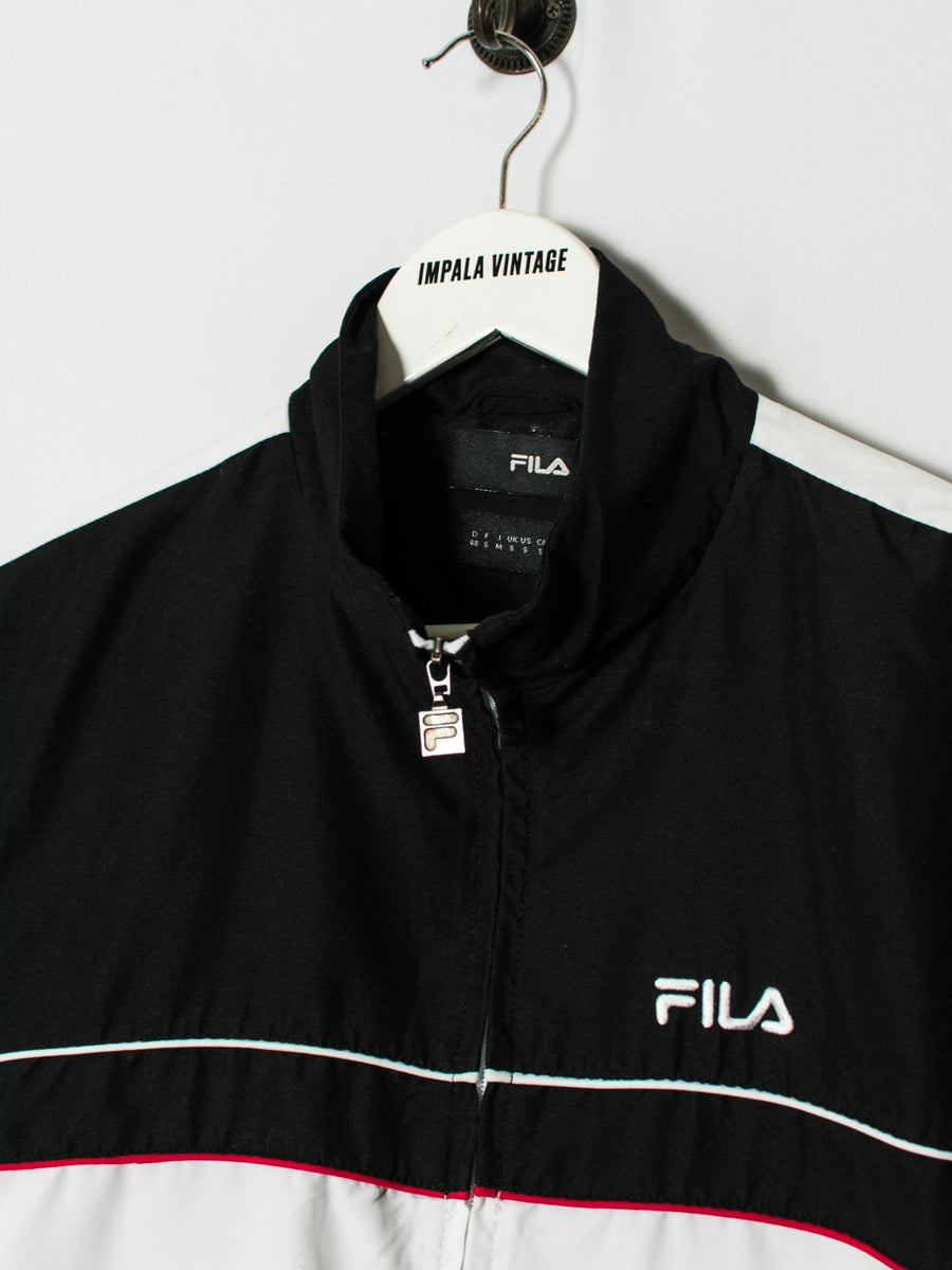 Fila Black Sleeves Track Jacket