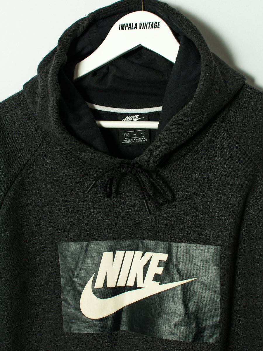 Nike Black & Gray Hoodie