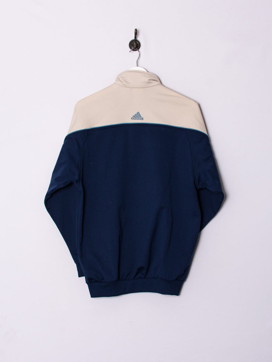 Adidas Blue & Cream Track Jacket