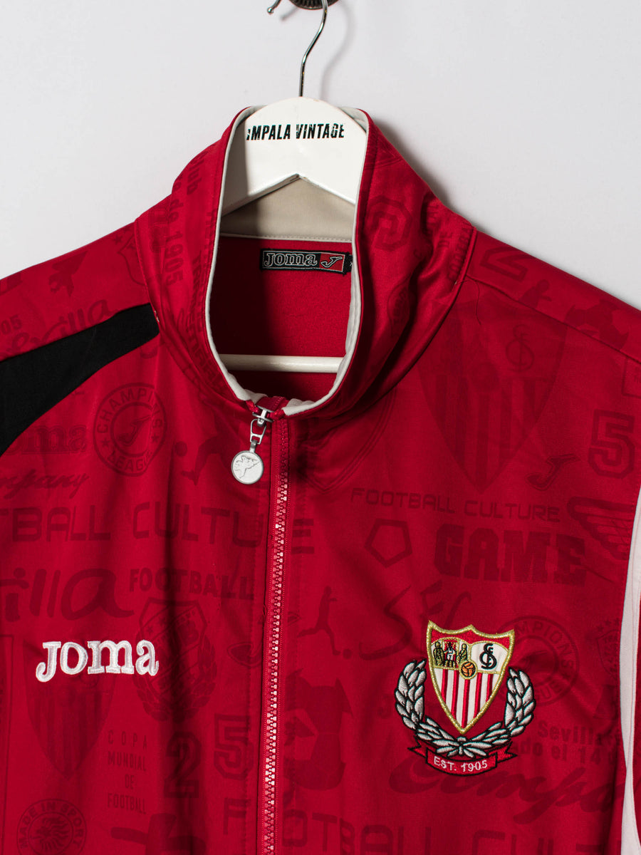Sevilla FC Joma Official Football Track Jacket