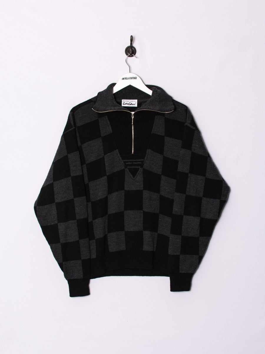 Carlo Colucci 1/3 Zipper Sweater