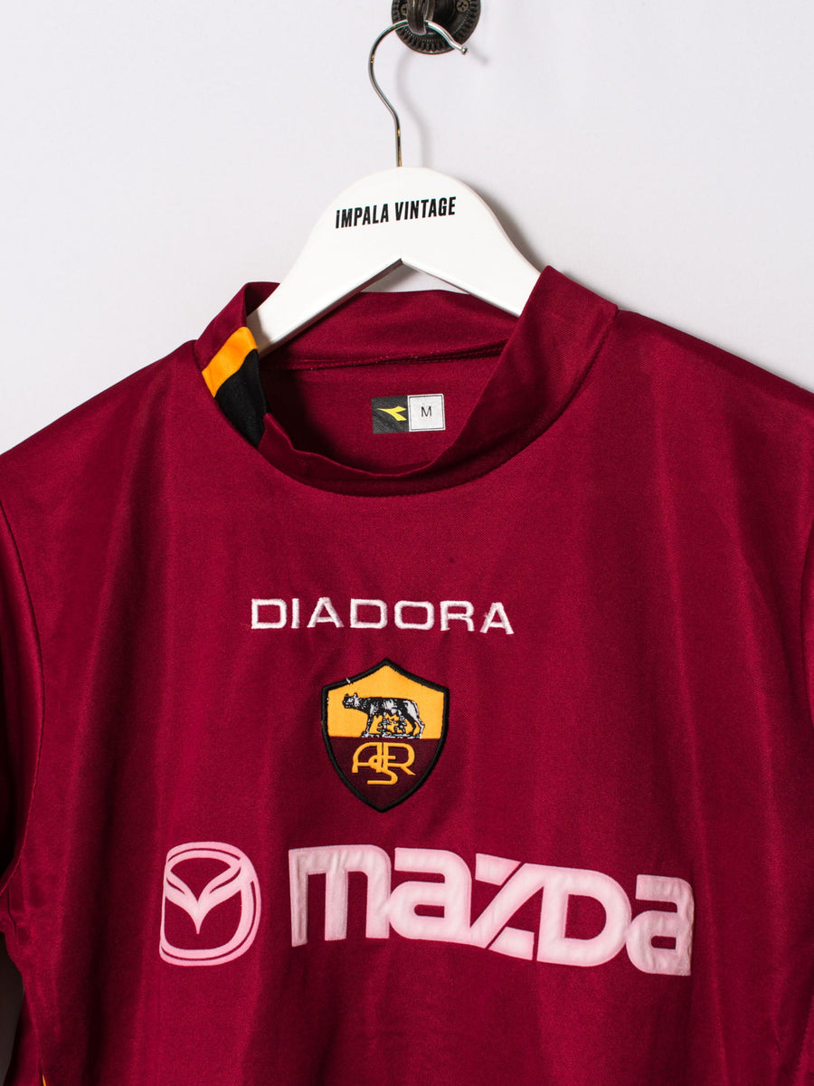 AS Roma Diadora Official Football  2003/2004 Jersey