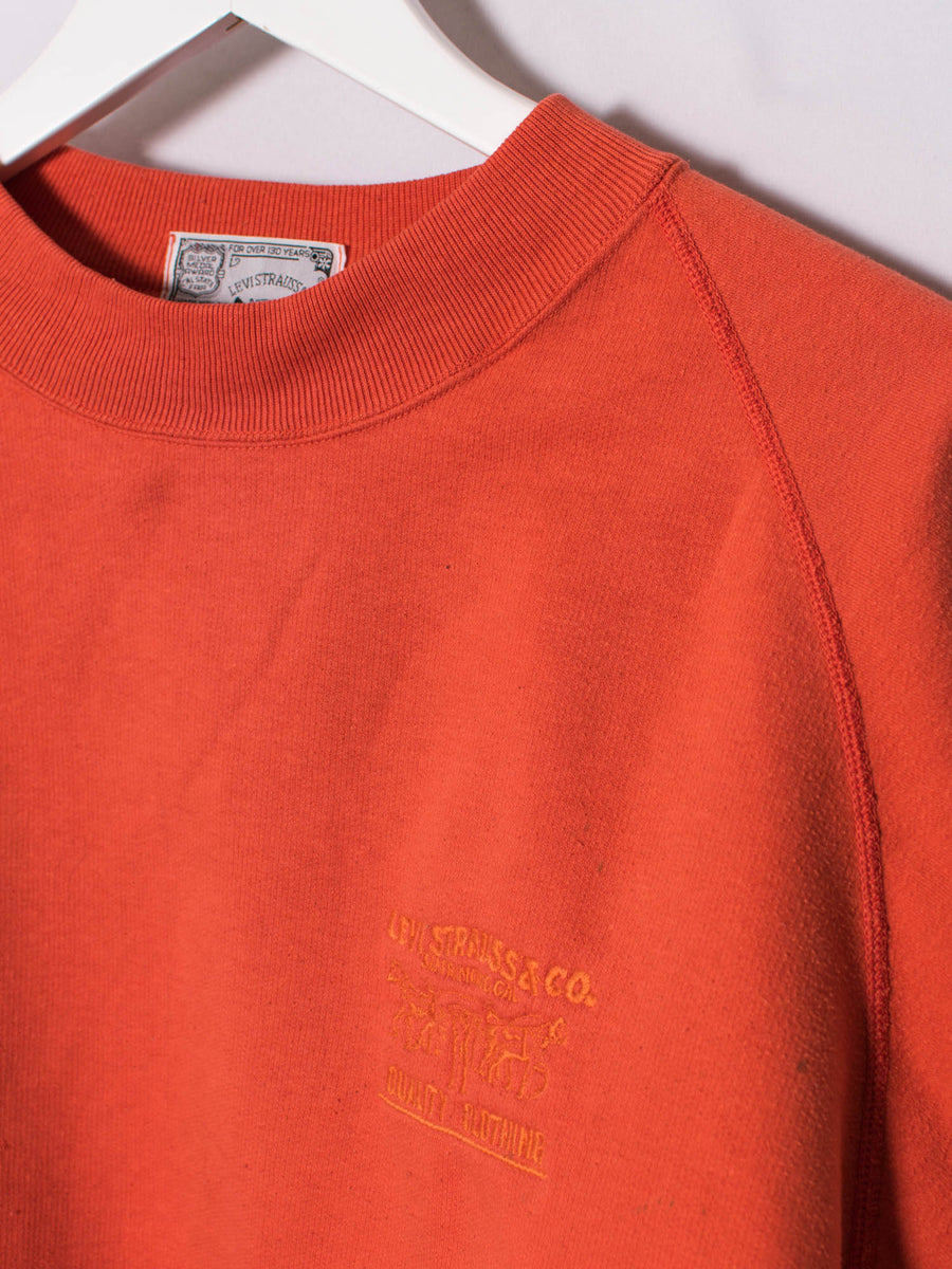 Levi's Orange Croptop Sweatshirt