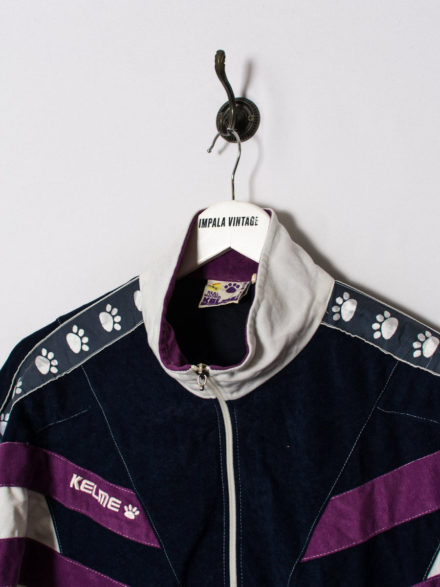 Real Madrid Kelme Official Football 90's Velvet Jacket