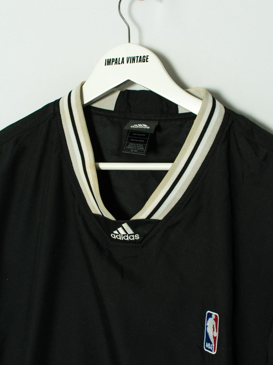 Adidas Official NBA V-Neck Nylon Sweatshirt