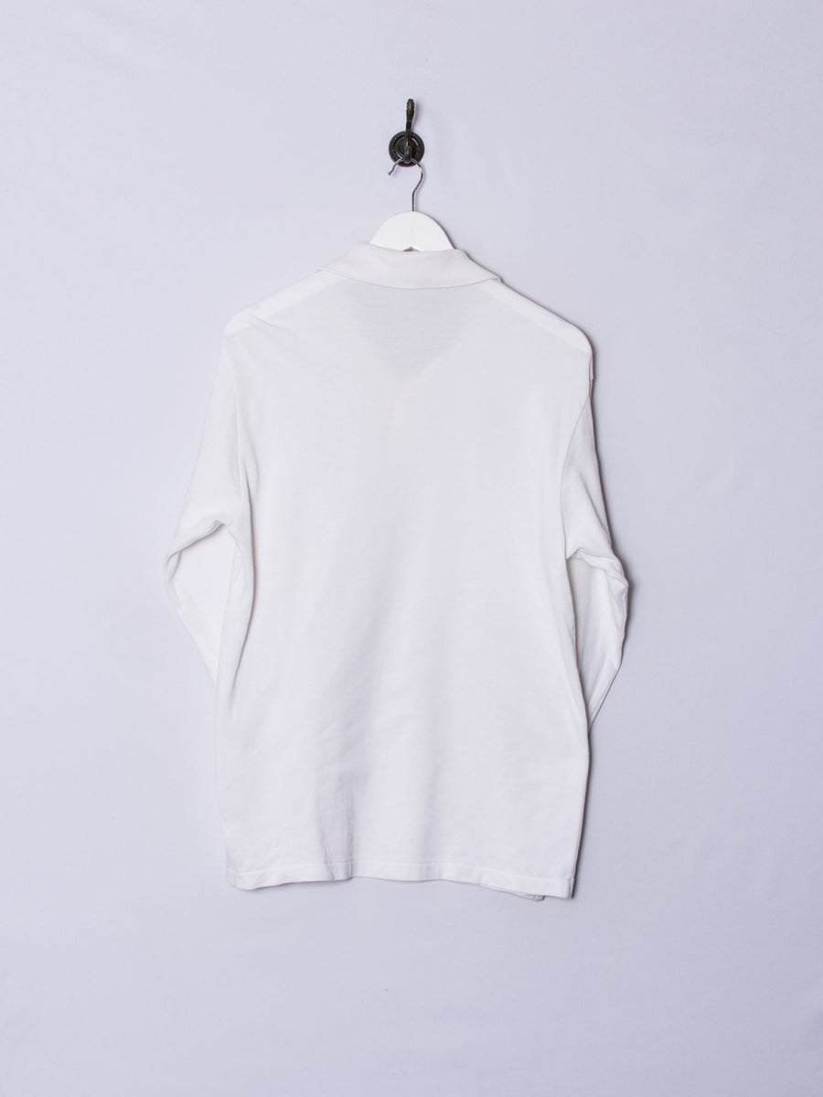 Lacoste White Long Sleeves Polo Shirt