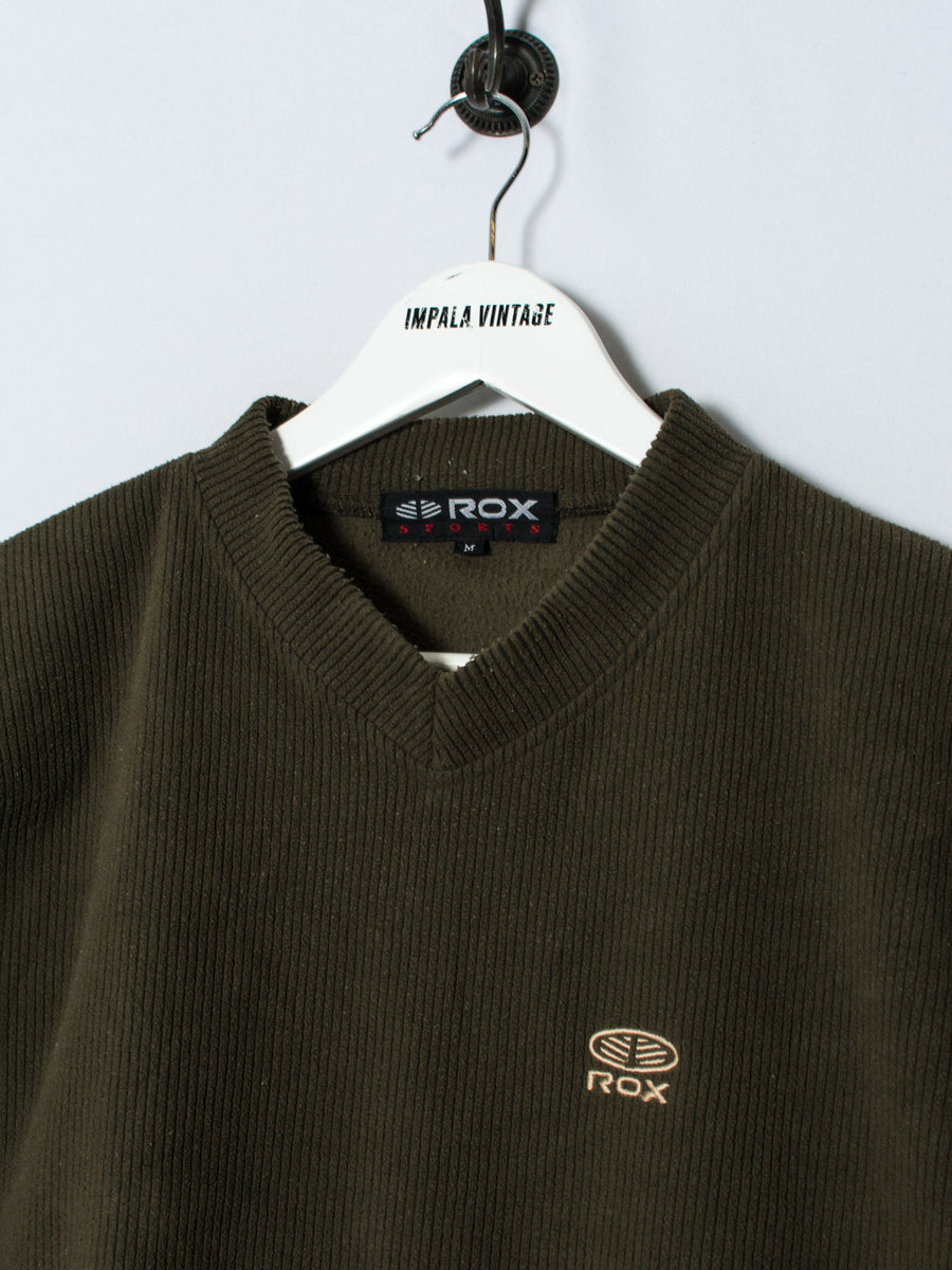 Rox V-Neck Fleeced Sweatshirt
