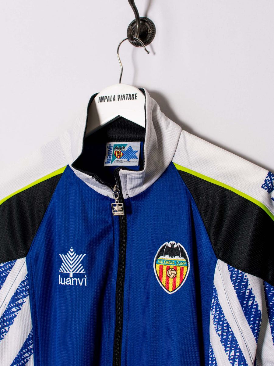 Literatura Negligencia médica Disfraces Valencia CF Luanvi Official Football 1996/1997 Track Jacket | – Impala  Vintage