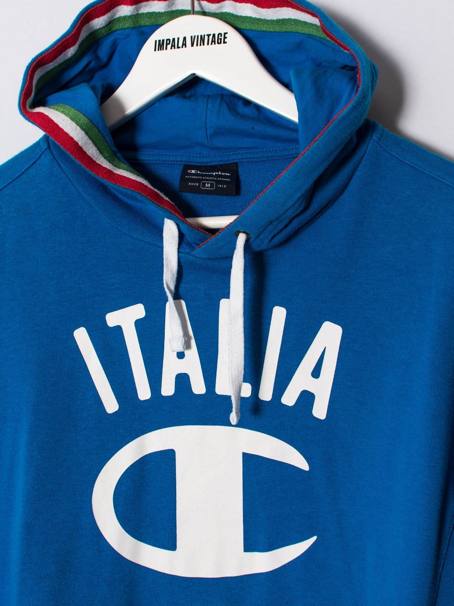 Italy Champion Blue Hoodie