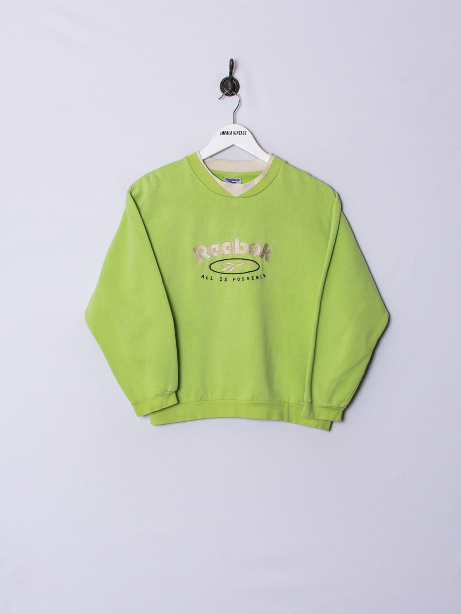 Reebok Green Sweatshirt