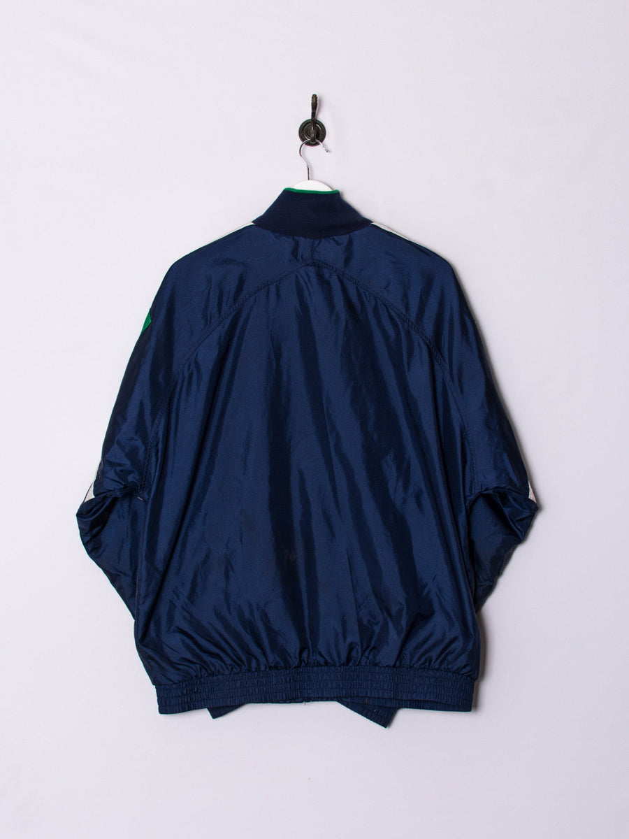 Adidas Navy Blue & Green Jacket