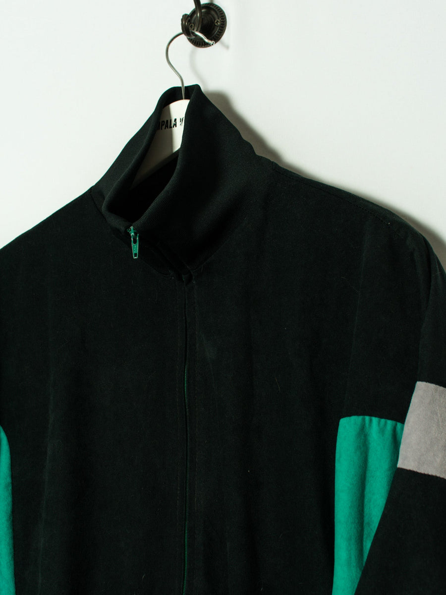 Black & Green Velvet Jacket