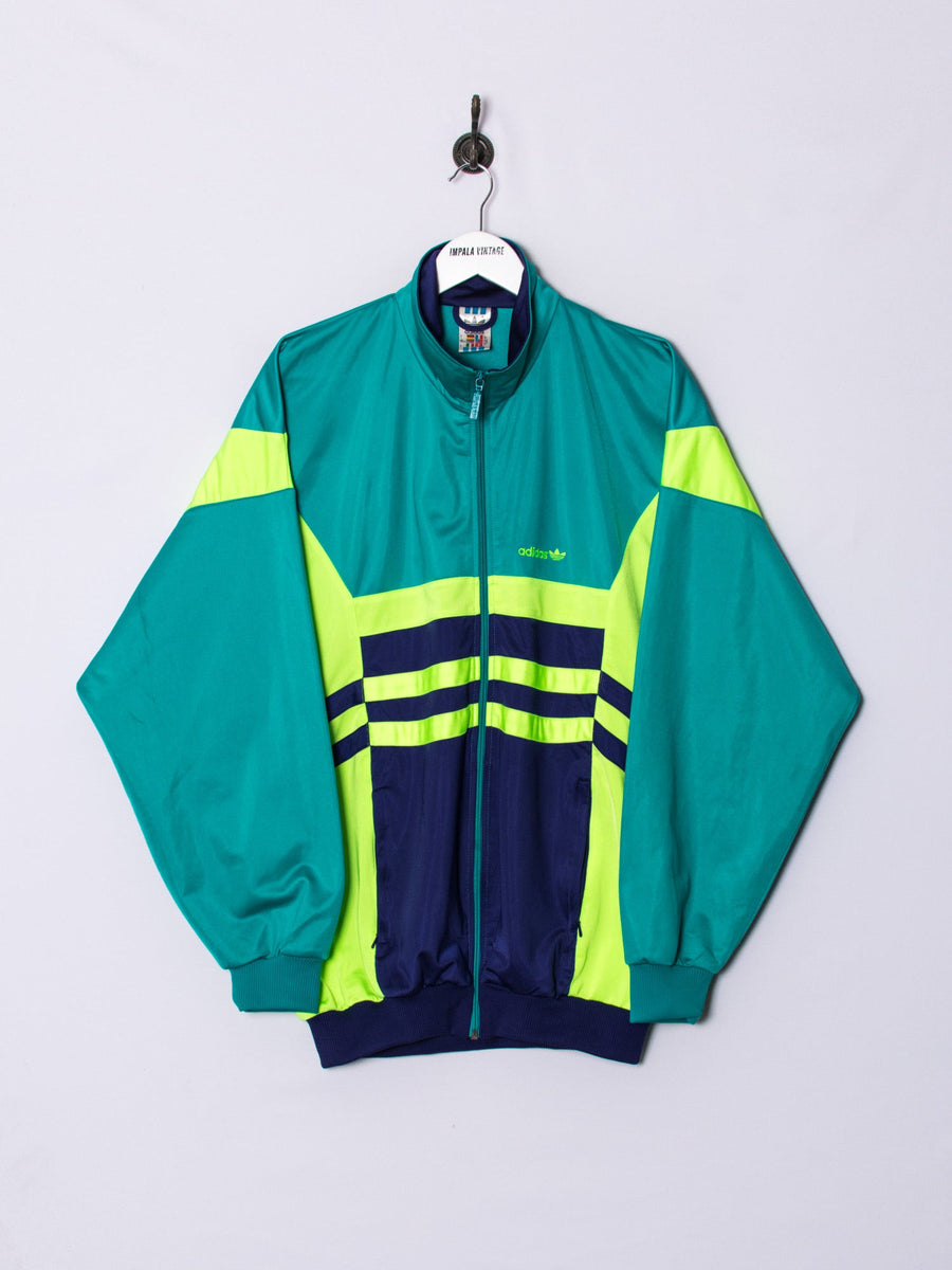 Adidas Originals Green & Blue Track Jacket