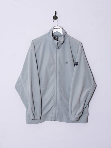 Adidas Grey Velvet Track Jacket