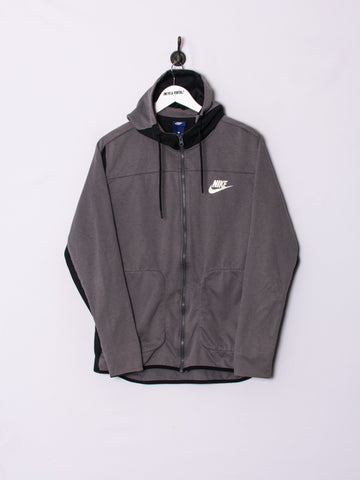 Nike Gray Zipper Hoodie