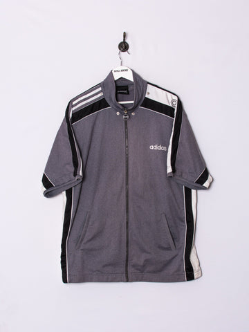Adidas Gray Short Sleeves Track Jacket