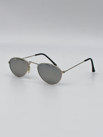 Silver Middled Fly Sunglasses