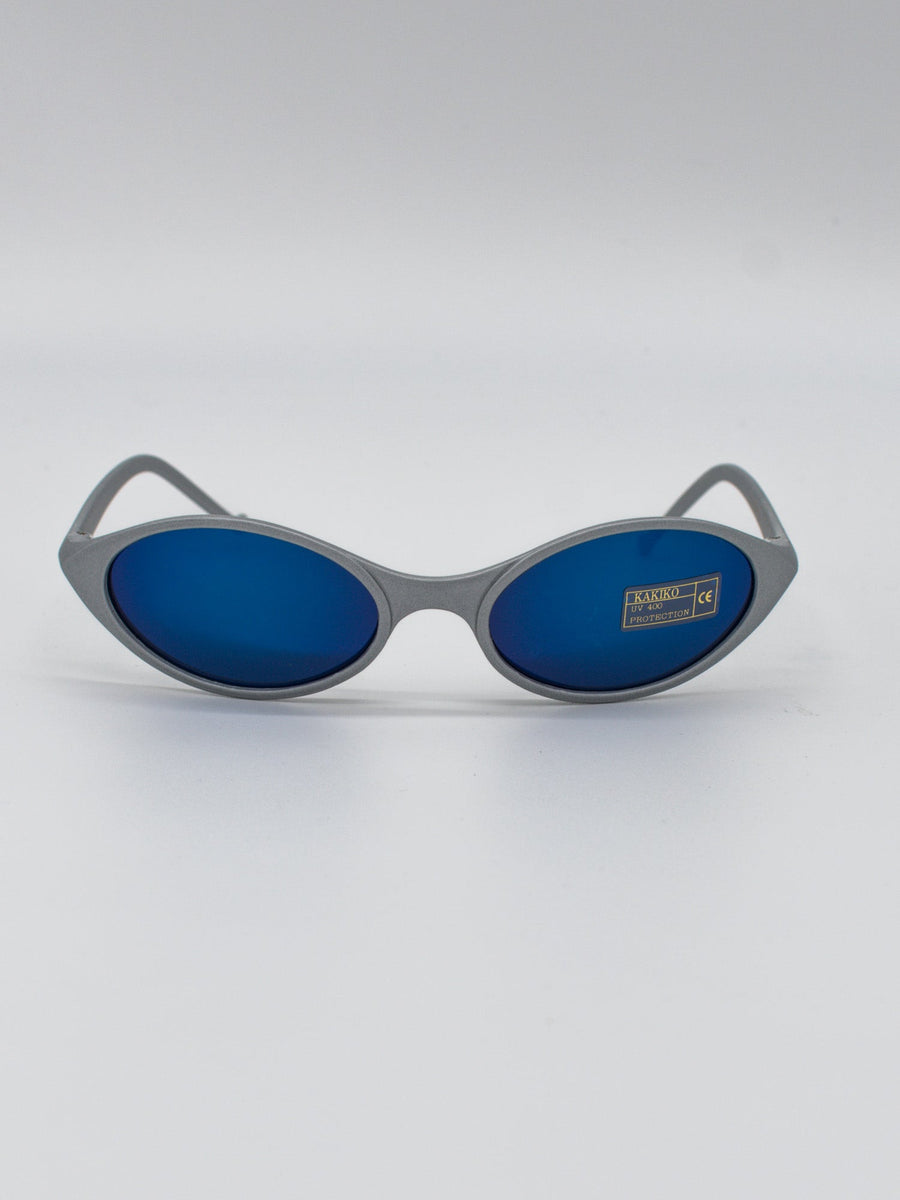 Kakiko Blue Plastic Sunglasses