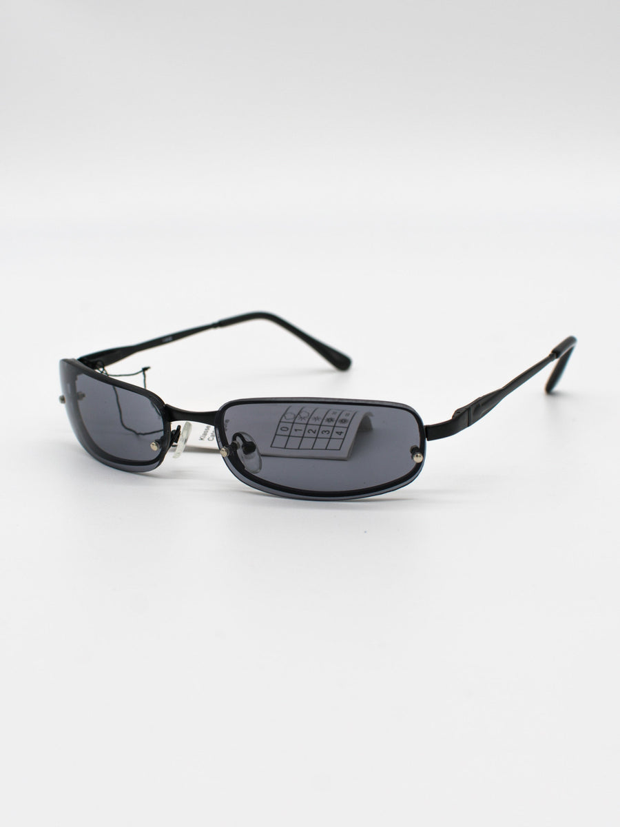 Black ILAN-94B Vintage Sunglasses