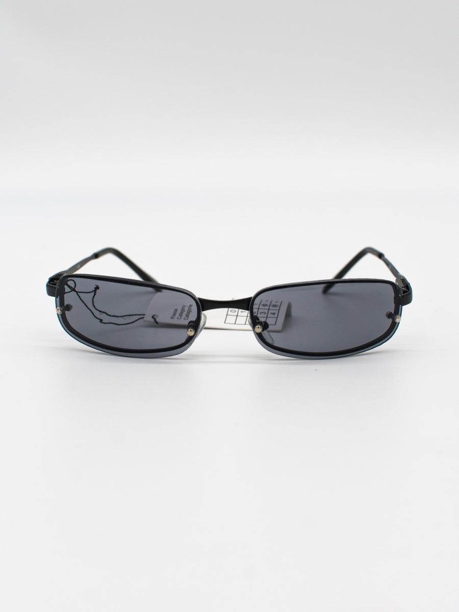 Black ILAN-94B Vintage Sunglasses