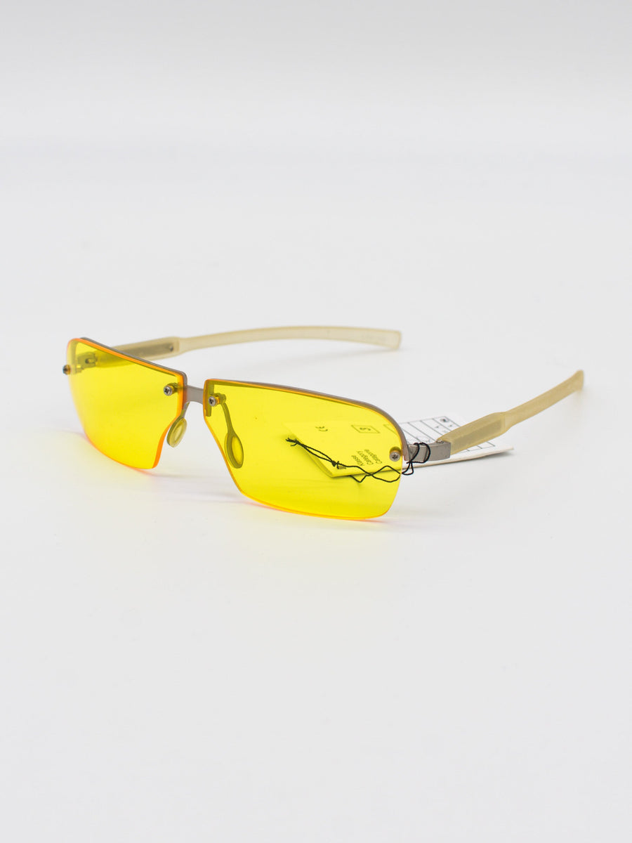 ILAN-46 Yellow Vintage Sunglasses