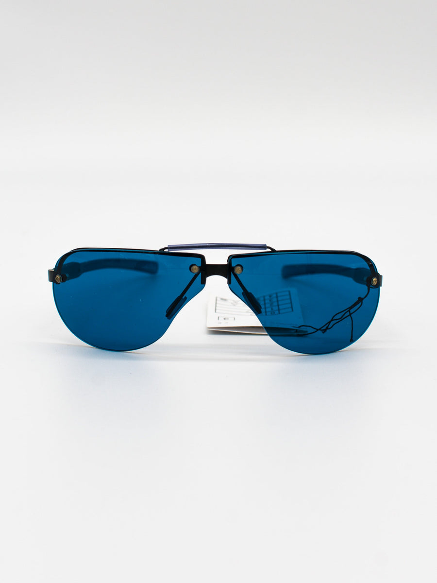 ILAN-72A Blue Vintage Sunglasses