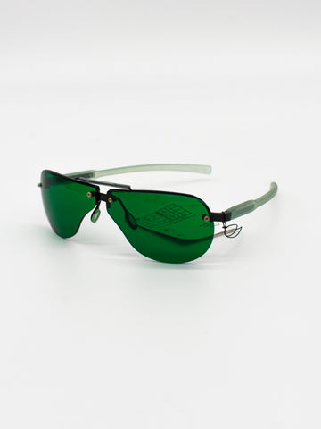 ILAN-72A Green Vintage Sunglasses