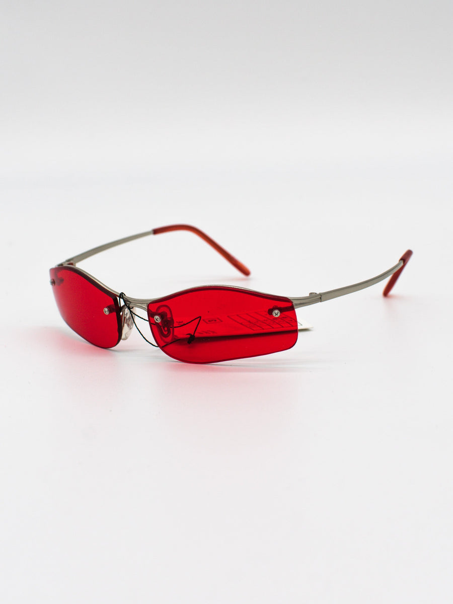 ILAN-37 Red Vintage Sunglasses